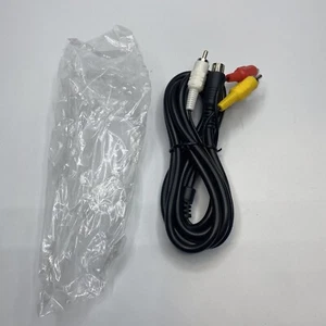 S-AV RCA Video Audio Composite Cable Sega Saturn NEW USA Seller - Picture 1 of 2
