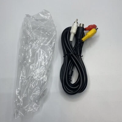 S-AV RCA Video Audio Composite Cable Sega Saturn NEW USA Seller - Image 1 of 2