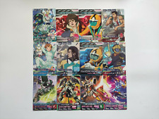 MIXED LOT  RANDOM 12 CARDS GUNDAM TRY AGES JAPANESE BANDAI (R AND COMMON)  #2334