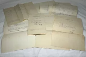 Early 1900s/WW1 US Army Lot Documents 2 x Signed Letters Maj Gen Leonard Wood - Picture 1 of 12