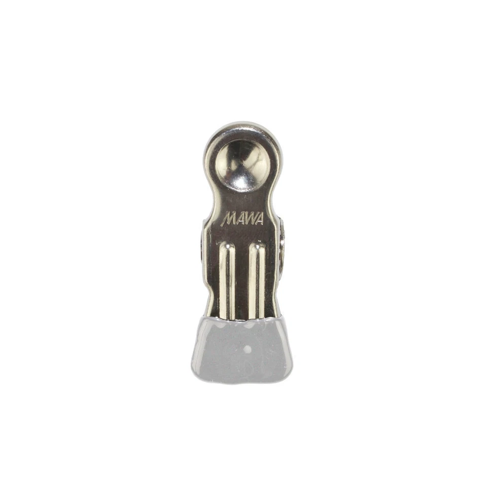 BM751= 1 MAWA Poly Clip silberfarben Metallclip Metallbügel Klammer Kleiderbügel