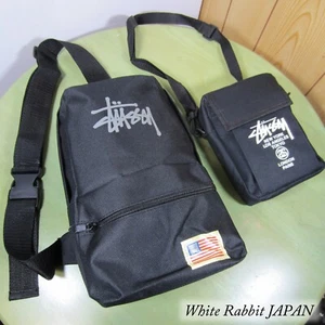 2 Set STUSSY Mini Shoulder Bag September 2014 & Sling Backpack September 2011 - Picture 1 of 24