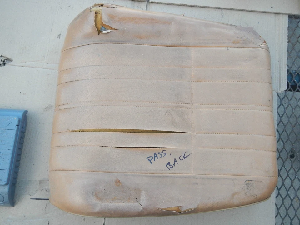 RIGHT FRONT PASSENGER SEAT BACK 1980 80 NISSAN DATSUN 210 310 BLUEBIRD - Image 1 of 4