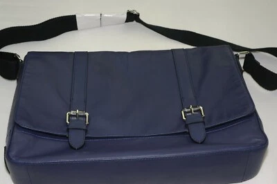 Bolso Mensajero Cole Haan Para Hombre $398 Nuevo sin Etiquetas Cuero Genuino Suave CHDM11033 Foto 1 de 4