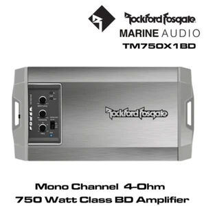 Amplificador de 1 canal Rockford Fosgate TM750X1bd - Power Marine 750 vatios clase bd - Imagen 1 de 1