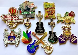 HARD ROCK CAFE CHARITY SAMMLUNG LIMITIERTE EDITION 10 PIN SET - Bild 1 von 11