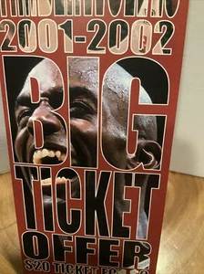 Folleto de boleto de temporada 2001-2002 de los Minnesota Timberwolves Kevin Garnett - Imagen 1 de 5