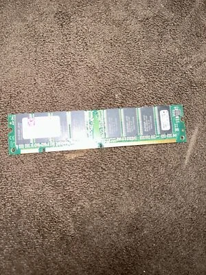 256MB SDRAM SDR PC 100 SYCH  PC100 CL2  168PIN NON-ECC UNBUFFERED NON-REG 16X8  - Image 1 of 4