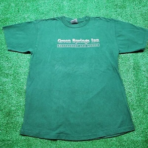 Vintage 90’s Green Springs Inn Restaurant and Lodge T-Shirt Green Large USA - Picture 1 of 9