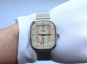 Slava Medical Pulsometer Doctor Watch CCCP USSR Vintage Manual Wind 2428 - Picture 1 of 8