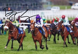 Horse Racing - Bryan Cooper- Hand Signed 12x8 Inch Photograph - COA - Picture 1 of 1
