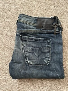 Pantalones de mezclilla elásticos Diesel Lowky Wash talla W 25 (Reino Unido 6) L 34 - Imagen 1 de 13