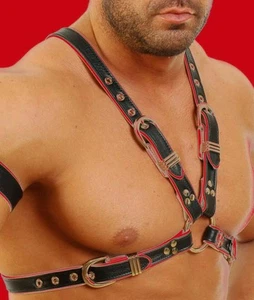 6734 Leder Harness,Original Lederharness,Chest Harness,Harnais Cuir - Picture 1 of 12