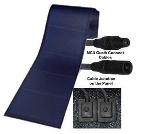Peel & Stick 136 watt Uni-Solar Laminate Solar Panel Flexible 24v Unisolar - Picture 1 of 9