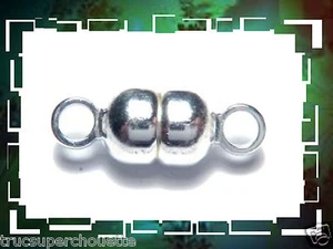FERMOIR* AIMANTES * 5 mm EN ARGENT MASSIF 925 *.Réf: CH5CAL - Foto 1 di 1