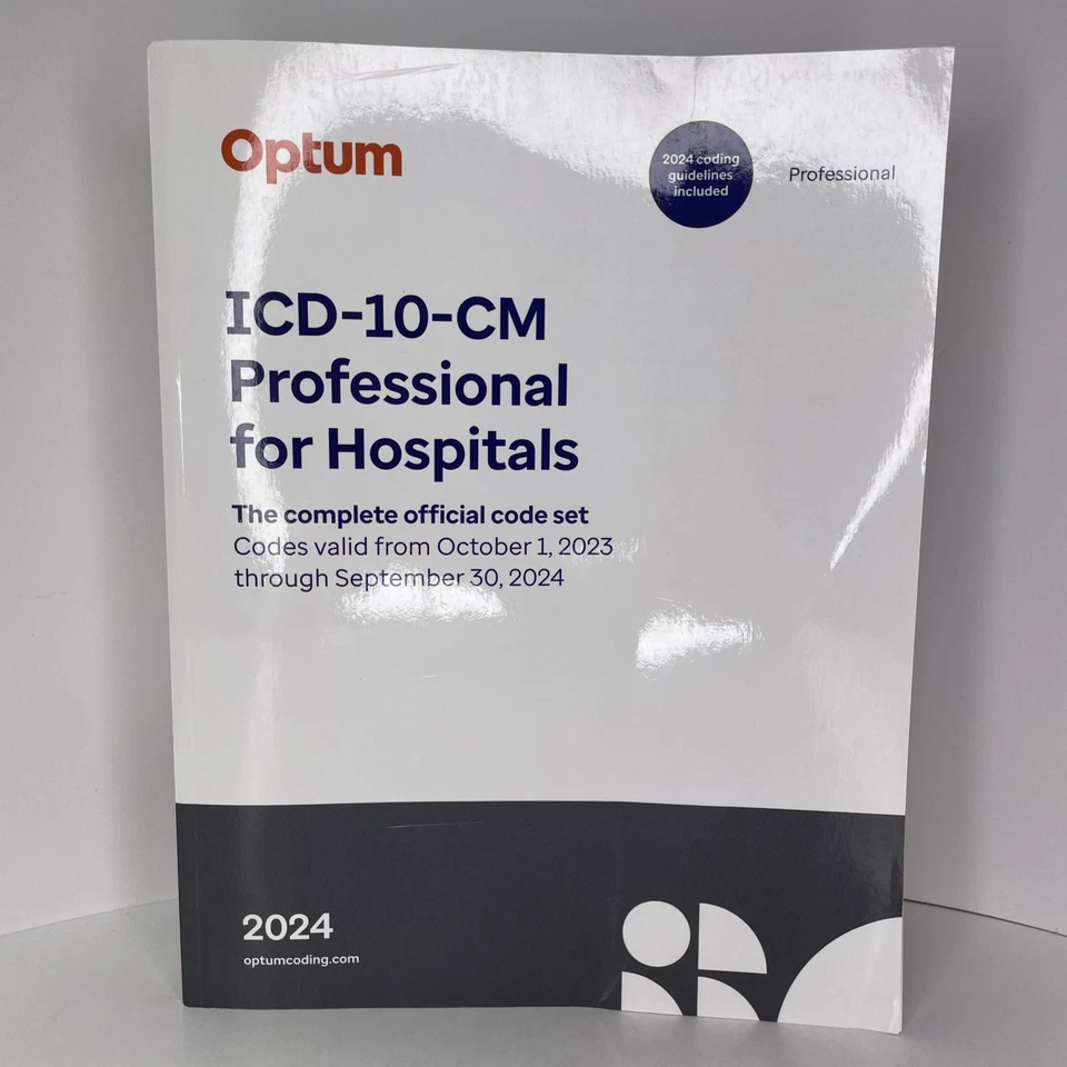 ICD-10-CM Professional for Hospitals The complete official code set 2024 - Image 1 of 4