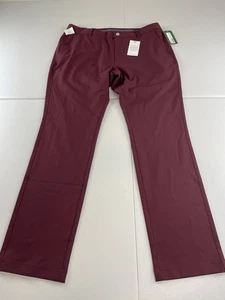 Pantalones de golf Bonobos ajustados para hombre 38X34 Borgoña Ancho Chile nuevos con etiquetas Highland - Imagen 1 de 15