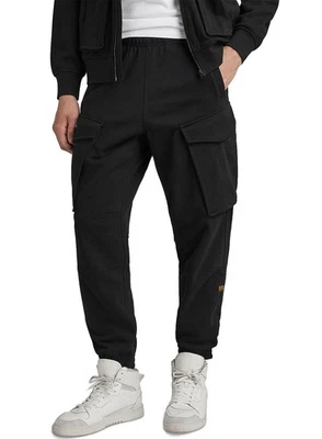 G-Star Raw Mens Rovic Cargo Sweatpants Small Dark Black - NWT $160 - Image 1 of 4