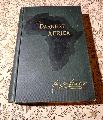 1891 HC In Darkest Africa Vol II Henry M. Stanly Illustrated VG+ NO fold-out map - Image 1 of 4