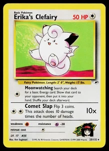Erika's Clefairy 025/132 Gym Heroes Rare - Picture 1 of 2