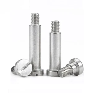 Slotted 304 Stainless Steel Shoulder Screws Bolt M1.6 M2 M2.5 M3 M4 M5 M6 M8 M10 - Picture 1 of 8