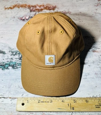 Sombrero de lona/pato 100 % algodón para bebé/infante Carhartt StrapBack Foto 1 de 4