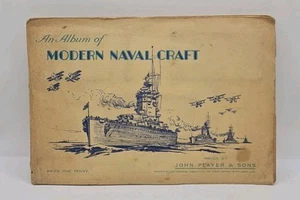 Modern Naval Craft full set of 50 original Players cigarette cards in album 1939 - Picture 1 of 11