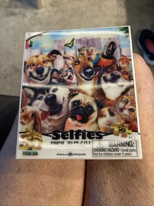 Selfies Prime 3D Pet Puzzle 18”x12”300 Pieces Lenticular Box/Puzzle Brand New G6 - Picture 1 of 6