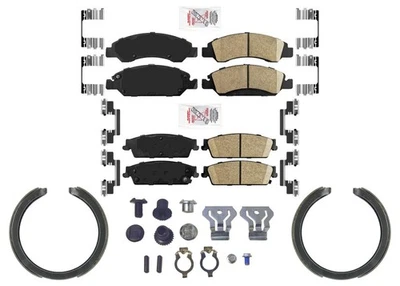 Pastillas de freno de disco delanteras traseras zapatas de estacionamiento para GMC Yukon 2009 2010 2011 2012 2013 Foto 1 de 4