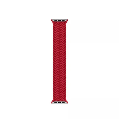 APPLE WATCH BRAIDED SOLO LOOP 44MM SIZE 12 - RED - Image 1 of 2