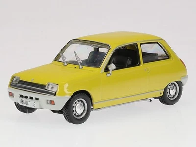 Renault 5 R5 1972 ocker yellow diecast model car ABADD160 Hachette 1:43 - Image 1 of 4