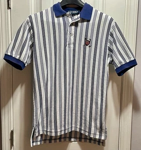Camisa de golf Polo Ralph Lauren para hombre talla grande a rayas manga corta logotipo abotonado - Imagen 1 de 11