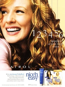 CLAIROL magazine AD #020 RARE 2005 VICTORIA STOKES Nice'n Easy OOP - Picture 1 of 3