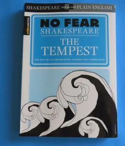 Sparknotes No Fear Shakespeare “The Tempest” Paperback - Picture 1 of 6