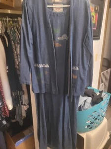 Fun Factory Denim 2-teiliges Kleid 1XL, Kreuzfahrten, Reisen - Bild 1 von 7
