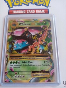 M Venusaur EX 2/108 - XY Evolutions - Rare Half Art Holo Pokemon Card - 2016