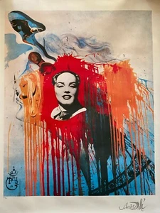 Marilyn Monroe-Mao, Salvador Dali Limited Edition Lithograph - COA 500 made - Picture 1 of 11