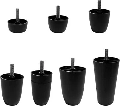 Piedini in Plastica per divano, piedi per mobili, piede per tavoli armadi letto - Image 1 of 4