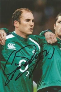 IRLAND & BATH RUGBY UNION: GIRVAN DEMPSEY SIGNED 6x4 ACTION PHOTO + COA - Bild 1 von 1