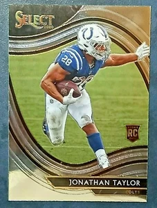 JONATHAN TAYLOR 2020 PANINI SELECT NFL FIELD LEVEL #353 RC ROOKIE COLTS - Picture 1 of 2