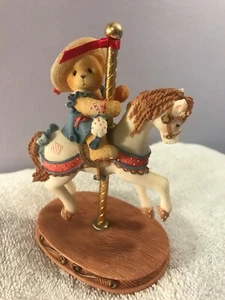 Cherished Teddies Figurine Gina Hobby Horse Friends Gather magic blossoms MAX406 - Picture 1 of 10