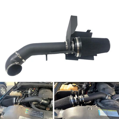 Performance Cold Air Intake Filter Kit with Heat Shield for 99-06 GMC/Chevy V8 4 Foto 1 de 4