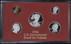 1936 US Government Proof Set Tribute Lot 5 Pièces