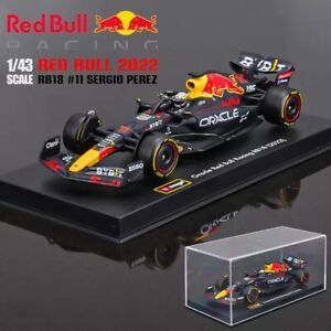 2022 F1 Sergio Perez Checo Red Bull Honda RB18 Diecast Racing Car Model & Driver