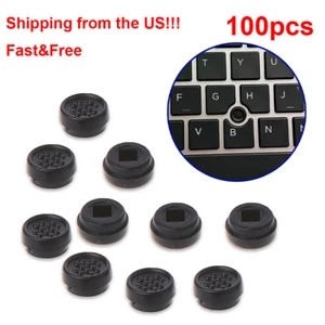 100X Trackpoint Stick Point Cap For Dell Keyboard Joystick Cap Pointing Black - Picture 1 of 4