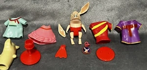 SELTENE Olivia Schwein Puppe Figur Anzieh Stücke Schaufensterpuppe Ständer im Ruhestand - Bild 1 von 11