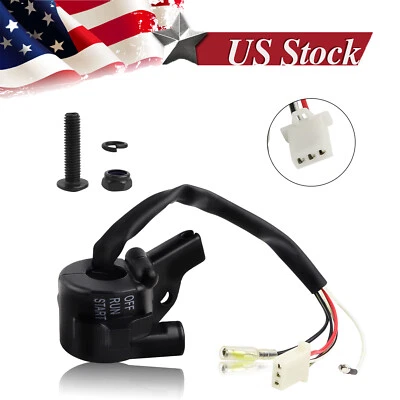 Conjunto de palanca de interruptor de apagado de arranque de carcasa del acelerador de motocicleta apto para Yamaha PW50 Foto 1 de 4