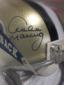 ARCHIE MANNING Signed New Orleans Saints Mini Helmet - STEINER COA - Picture 1 of 6