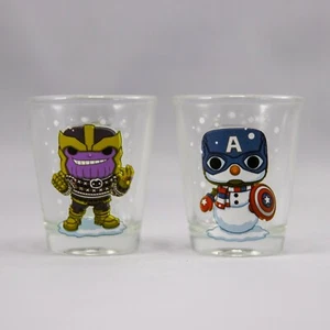 Funko Marvel Collectors Corp Thanos & Capt. Porta stuzzicadenti America Holiday  - Foto 1 di 4