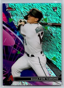 Daulton Varsho 2021 Topps Finest Aqua Shimmer Refractor Rookie /175 #20 - Picture 1 of 2